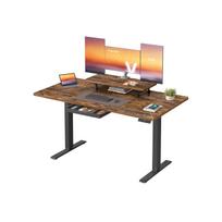 Reguliuojamas rašomasis stalas su monitoriaus stovu ir USB