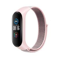 Nailono dirželis XIAOMI Mi Band 5 / 6 / 7 rožinis (07)