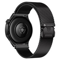FORCELL F-DESIGN FS10 nerūdijančio plieno dirželis SAMSUNG laikrodžiui 22 mm juodas