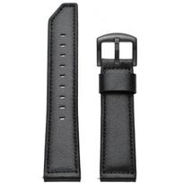 „BestAccessories“, 22 mm pločio odinis dirželis, juodas
