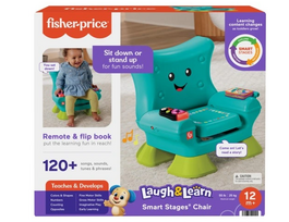 „Fisher-Price“ edukacinė kėdutė interaktyvus žaislas mažyliams nuo 12 mėnesių