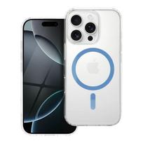 Drop Glue Spalvingas Žiedas Mag Dangtelis, suderinamas su MagSafe iPhone 16 Pro Max šviesiai mėlynas