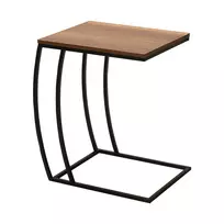 Šoninis staliukas, Hanah Home, Riešutas, 50 x 62 x 35, cm