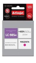 Kasetė rašaliniams spausdintuvams Activejet AB-985MN Ink (Replacement for Brother LC985M; Supreme; 19.5 ml; magenta)