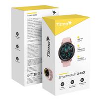 Chytrasis laikrodis TITMO O-100 (TFT, bluetooth skambučiai) rožinis