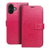 MEZZO knygų dėklas IPHONE 16 Plus mandala magenta