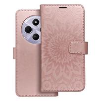 MEZZO knygų dėklas XIAOMI Redmi 14C mandala rožinė auksinė