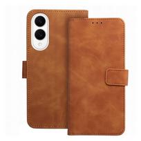 TENDER knygų dėklas SAMSUNG S25 Edge rudas