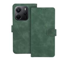 TENDER knygų dėklas XIAOMI Redmi Note 14 4G (GLOBAL - 164,84mm x 78,15mm x 8,16mm) žalias