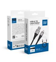 BLUE STAR pintas laidas 2,4A USB A į Lightning TFK-DC-003 1,2 m juodas