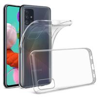 AIŠKUS dėklas 2 mm DĖŽUTĖ SAMSUNG A51 skaidrus