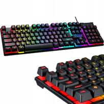 Žaidimų klaviatūra su RGB apšvietimu