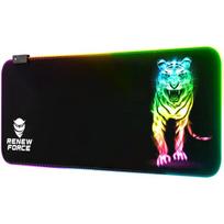 RGB LED žaidimų pelės kilimėlis 80 x 30 cm tigras