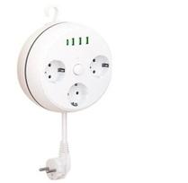 multifunkcionalus prailgintuvas 5 m. + USB + Type-C