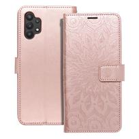 MEZZO knygų dėklas SAMSUNG A32 5G mandala rožinė auksinė