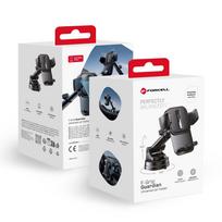 FORCELL F-GRIP Guardian automobilių laikiklis priekinio stiklo / prietaisų skydelio juodas