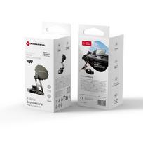 FORCELL F-GRIP IronSecure magnetinis automobilio laikiklis priekinio stiklo / prietaisų skydelio juodas