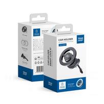 BLUE STAR magnetinis automobilinis laikiklis oro ventiliacijos sistema, suderinamas su MagSafe SMART LOCK X1 juodas