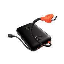 VEGER 20000 mAh nešiojamas akumuliatorius su integruotais Type C / Lightning kabeliais PD QC3.0 35W K2 (W2068) juodas