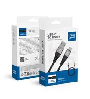 MĖLYNOJI ŽVAIGŽDĖ nerti kabelis 3A 20W USB A į Type C PD QC4.0 TFK-DC-003 1,2 m juodas