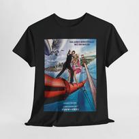 Džeimsas Bondas Marškinėliai 007 Vintažinis Filmo Plakatas Retro Unisex Storo Medvilnės Marškinėliai 10 3XL