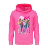 KPop Demono Medžiotojai Vaikų Hoodies Saja Berniukai Berniukai Mergaitės Džemperis Madingi Universaliai Gatvės Stiliaus Trendai Anime Viršus Hoodies 110