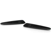 1 Pair Black Front Bumper Side Marker Light for Chevrolet Corvette C6 2005-2012