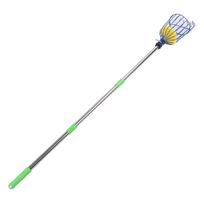 Stainless Steel Fruit Picker Tool with Basket Pole Easy to Assemble Fruits Catcher Tree Picker Length Adjustable