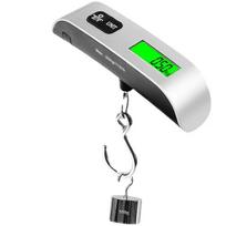 Portable Scale Digital LCD Display 110lb/50kg Electronic Luggage Hanging Suitcase Travel Weighs Baggage Bag Weight Balance Tool KTY 110pounds/With Hook