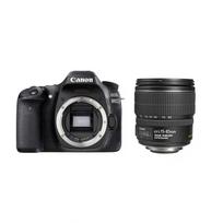 Canon EOS 80D skaitmeninis veidrodinis fotoaparatas + EF-S 15-85mm f/3.5-5.6 IS USM priartinantis objektyvas juoda