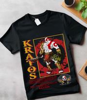 Dievas kariauti marškinėliai Kratos T-shirt Dvasia iš Spartos Unisex Marškinėliai vaikiška dovana S
