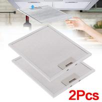 2 vnt. Universalūs gartraukio filtrai Metalinis tinklelis Ištraukimo ventiliatoriaus filtras 320x260 mm KTY 2Pcs