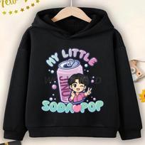 KPop Demon Hunters Soda Pop Graphic Hoodie 2025 Movie Fashion Casual Sweatshirt Girls Boys Harajuku Pullover Tops Kids Clothes 150