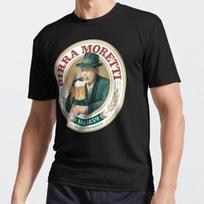 NAUJI MARŠKINĖLIAI KLASIKINIS BIRRA MORETTI LOGOTIPAS ESSENTIAL LOGO MARŠKINĖLIAI Viršūnės Marškinėliai JUOKINGI JAV DYDIS S-4XL 4XL