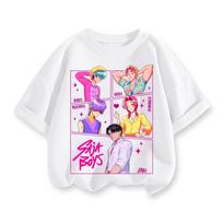 Kpop Demonų Medžiotojai Vaikų Drabužiai Marškinėliai Trumpomis Rankovėmis Miela Kpop Demonų Medžiotojai Tigras Harajuku Marškinėliai Berniukams Mergaitėms children110