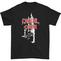Cannibal Corpse Kaukolės Marškinėliai Viršūnės Marškinėliai Juodi Trumpomis Rankovėmis Visi Dydžiai S-4XL S