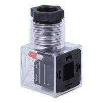 5Pcs Solenoid Coil Plug Hydraulic Valve Transparent Voltage Universal Accessories DC24