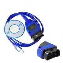 Mėlynas VAG-COM 409.1 OBD2 USB kabelis Automobilio skaneris Diagnostikos įrankis KTY