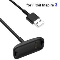 USB įkrovimo laidas Fitbit Inspire 3 apyrankei, pakaitinis įkrovimo laidas, priedai Fitbit inspire 3 išmaniajam laikrodžiui įkrauti juoda