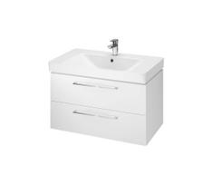 Cersanit S801-338-DSM - Pakabinama vonios spintelė su praustuvu LARA 80 cm balta