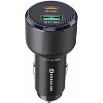 Swissten Car Charger USB-C PD / USB 63W 20111903