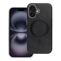 GENTLEMAN MAG COVER dėklas, suderinamas su MagSafe, IPHONE 16 PRO MAX juodas