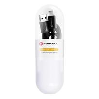 FORCELL C398 kabelis USB A į Type C QC3.0 3A TUBE 1 m juodas