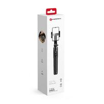 FORCELL F-GRIP S150XL selfie lazda su belaidžiu nuotoliniu valdymu ir trikojų juoda