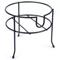 Metalinis juodas gėrimų indo stovas Vilde 20 cm
