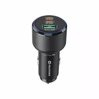 Swissten Car Charger 2x USB-C PD / USB / 95W
