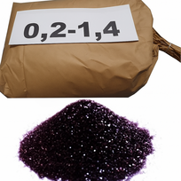 Sėlis smėliapūtei - smėliavimui Rudas korundas 25kg - 0.2 - 1.4 mm