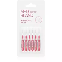 MEDIBLANC - Interdental brush I-shaped 0.4 mm pink 6 pcs