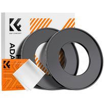 K&F Concept K&F Step Up Filter Ring 49-82mm*2pcs,+Vacuum Cleaning Cloth*1