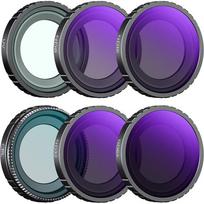 K&F Concept K&F CPL+UV+ND8+ND16+ND32+ND64 Filters Kit 28 Multi-Layer Coated Compatible with Insta360 GO 3S